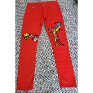 Bie Pa Paris red Jeans Women's Denim Jeans Size Size 33 New NWOT